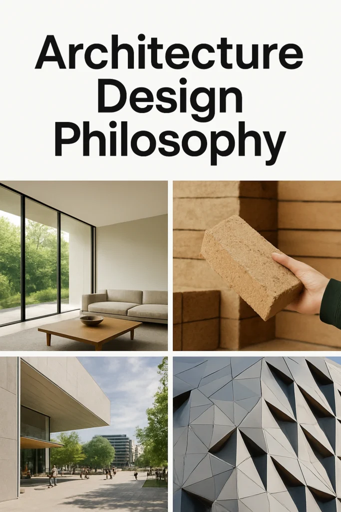 Core principles of architectural design.