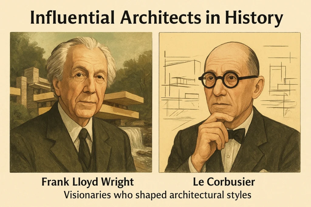 Famous architects and their works.